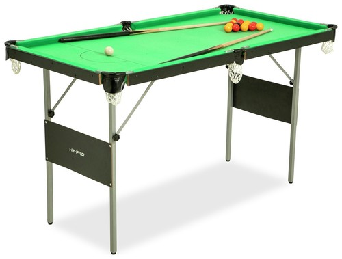 Pro 4ft 6in folding snooker - hy-pro,