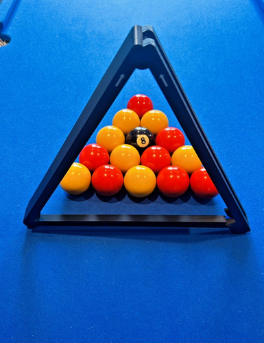 Foldable pool ball rack - foldable,