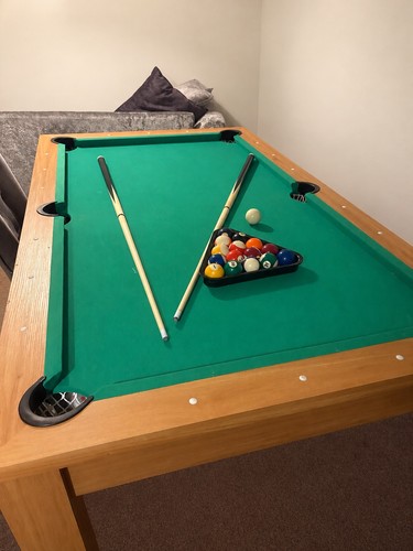Pool dining table - in,