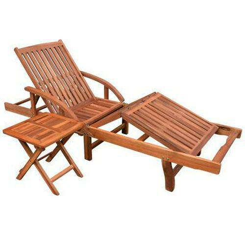 Wooden sun lounger set folding - sun,