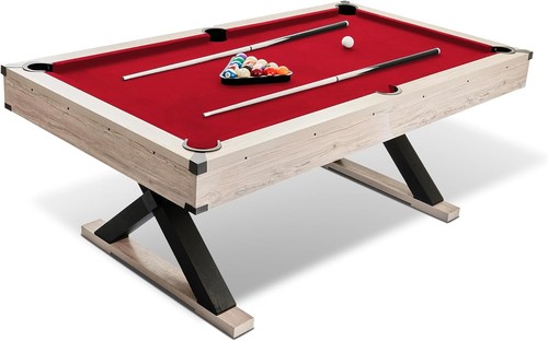 7ft pool table - table,, wood